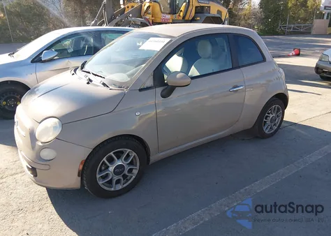 2012 Fiat 500 Pop z USA, uszkodzony, nr VIN 3C3CFFARXCT131184